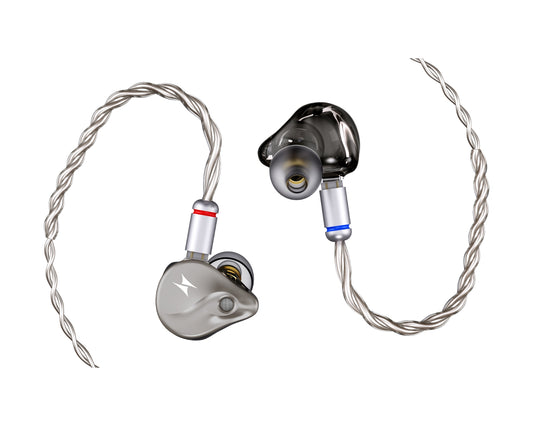 ATK Horizon IEM Słuchawki dokanałowe z mikrofonem - 3.5 mm – Srebrne