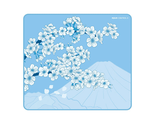 X-Raypad Aqua Control II Sakura Niebieska Podkładka Gamingowa - XL - 450×400×4 mm