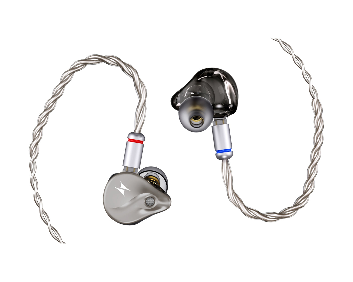 ATK Horizon IEM Słuchawki dokanałowe z mikrofonem - 3.5 mm – Srebrne