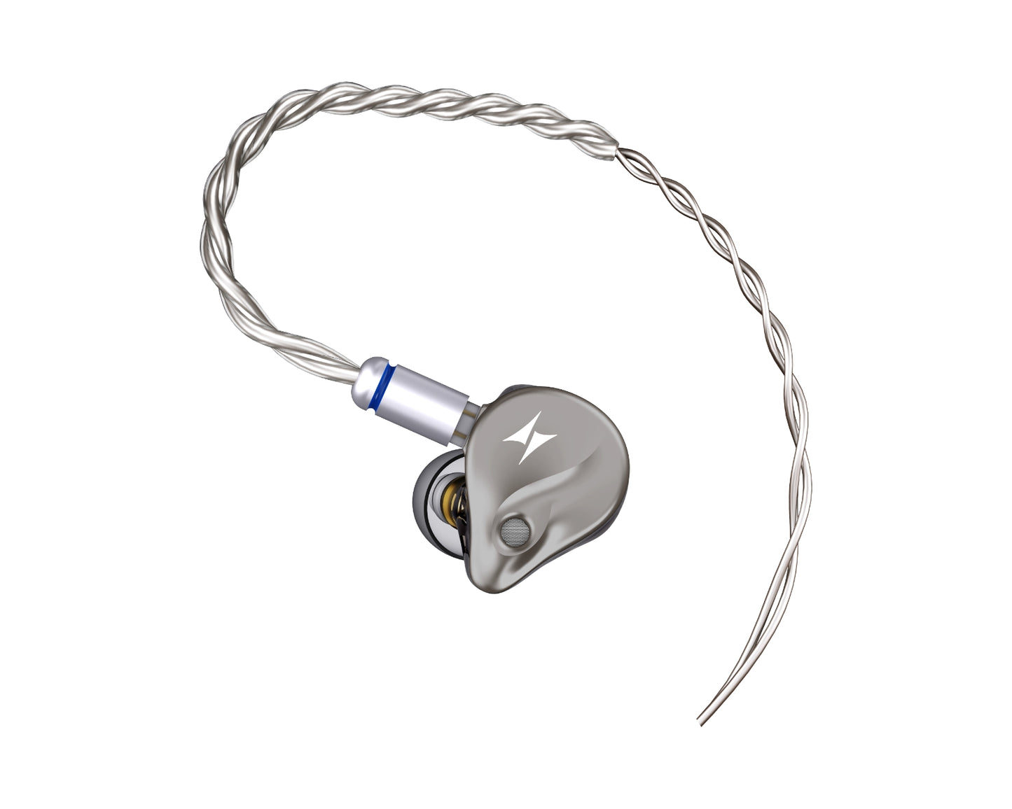 ATK Horizon IEM Słuchawki dokanałowe z mikrofonem - 3.5 mm – Srebrne