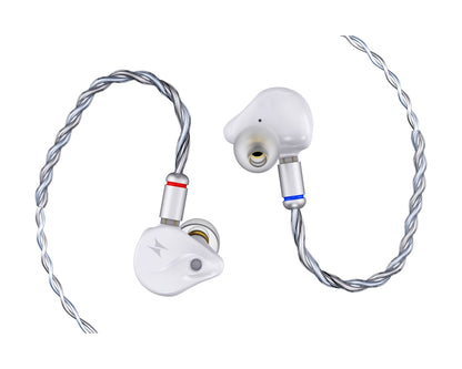 ATK Horizon IEM Słuchawki dokanałowe z mikrofonem - 3.5 mm – Białe