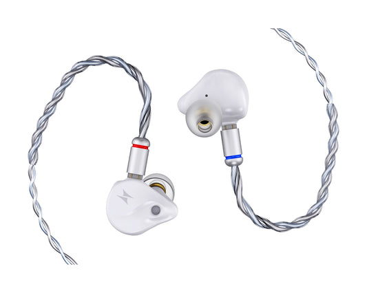 ATK Horizon IEM Słuchawki dokanałowe z mikrofonem - 3.5 mm – Białe