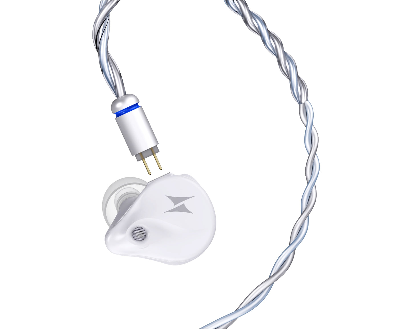 ATK Horizon IEM Słuchawki dokanałowe z mikrofonem - 3.5 mm – Białe